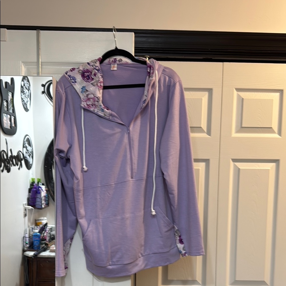 Floral Lavender Women's Hoodie